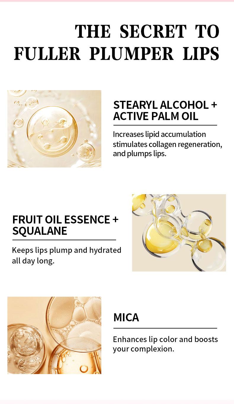 AVA Lip Balm Enhancer provides deep repair, smooths lip lines, and plumps the lips. It contains lip peptides and coconut oil to boost collagen regeneration, keeping your lips moisturized, smooth, and full. reduce inflammation, with a sweet cherry scent