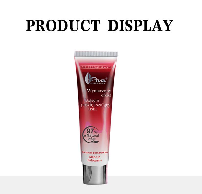 AVA Lip Balm Enhancer provides deep repair, smooths lip lines, and plumps the lips. It contains lip peptides and coconut oil to boost collagen regeneration, keeping your lips moisturized, smooth, and full. reduce inflammation, with a sweet cherry scent