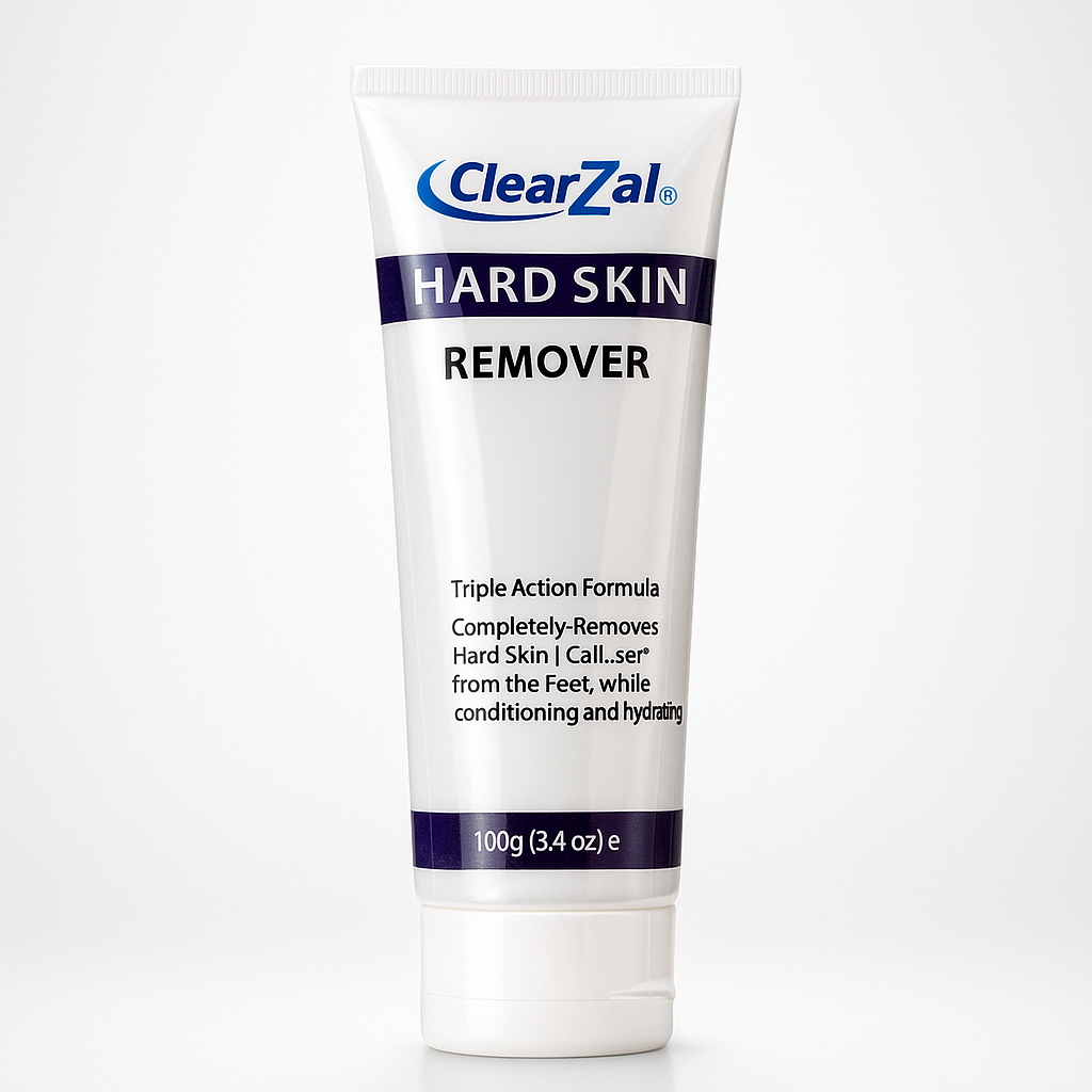 Clearzal Dry  Cracked Feet Repair Ultra-Hydrating Hand and Foot Cream Hard Skin Moisturizer, 3.5 oz. Contains Urea, Salicylic Acid, for Dry, Chapped, Cracked Feet, Dead Skin Remover, For Thick, Cracked, Rough Skin , dead skin and dry skin cream repair