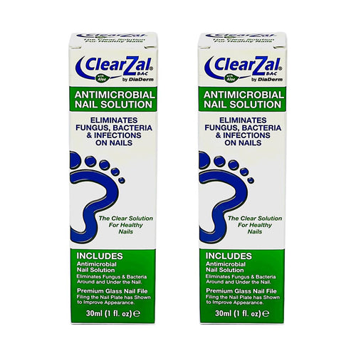 ClearZal Antimicrobial BAC Nail Solution Fungal Nail Treatment 1 Ounce Kills Fungus, Bacteria and  Viruses