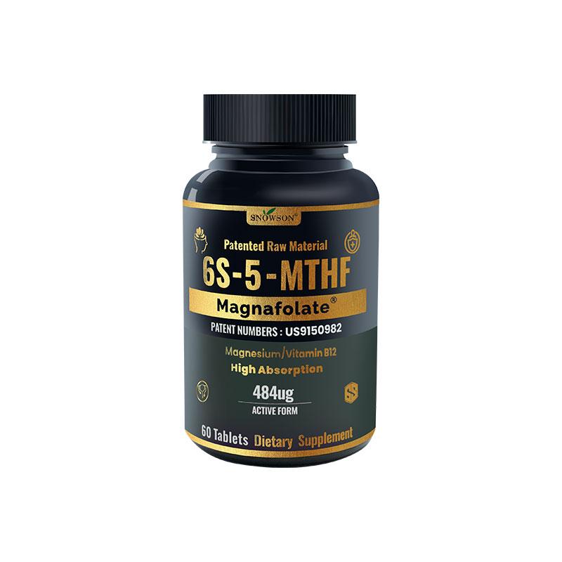 SNOWSON 6S-5-MTHF- Methylfolate (Active B9 Folate) Supplement - Supports Mood, Methylation, Cognition,CardiovascularHealth, Nerve Health,Energy Metabolism,gut health- 60 Tablets 484ug folate.